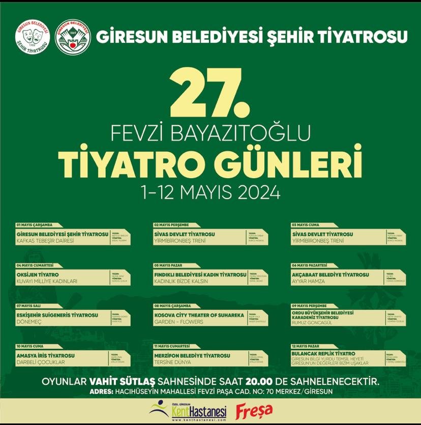 27. Fevzi Bayazıtoğlu Tiyatro Günleri